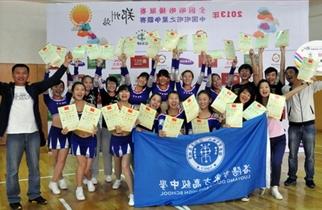 祝贺我校dreams high啦啦操队在全国啦啦操锦标赛（郑州站）喜获佳绩